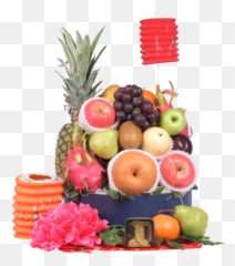 Gift Box With Kee Wah Mooncake - Apple Png,Fruit Transparent