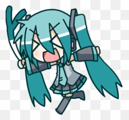 Kibo Shuririn - Hatsune Miku Chibi Clear Background Png,Hatsune Miku Transparent Background