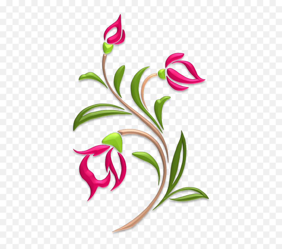 Flower Silhouette Png Image - Islamic Flowers Design,Flower Silhouette Png
