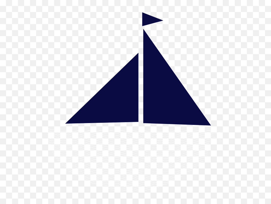 Triangular Clipart Navy Blue - Navy Blue Triangle Clipart Png,Blue Triangle Png