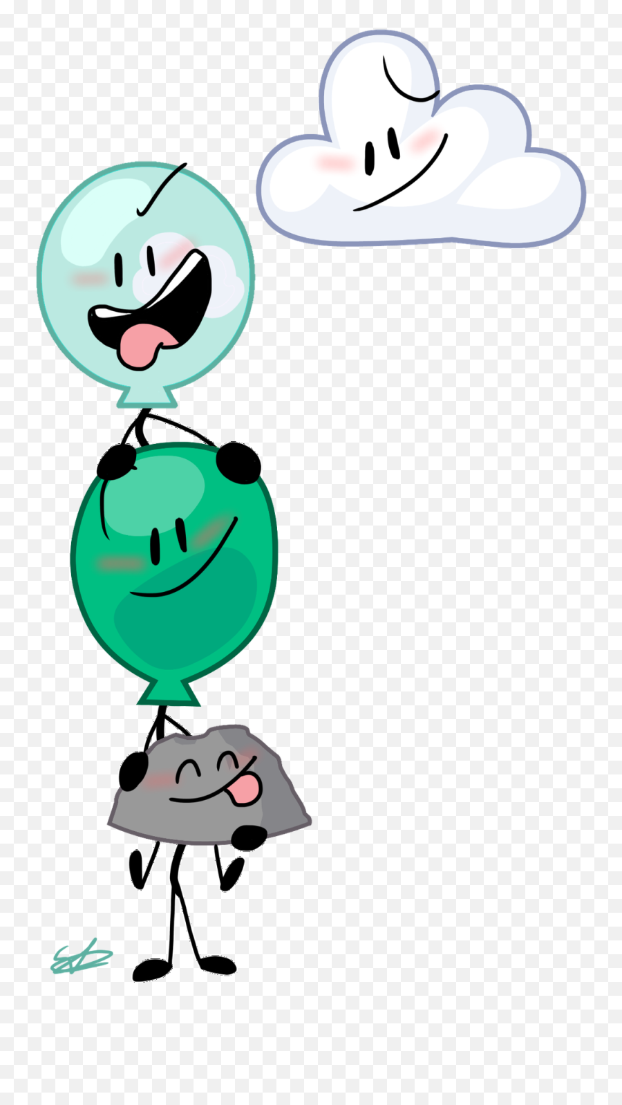 Balloudy Child - Fictional Character Png,Balloony Bfb Voting Icon