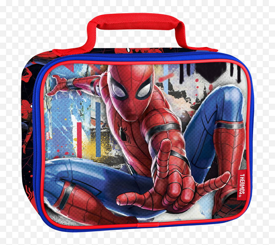 Spider - Man Lunch Box Thermos 1 Unit Delivery Cornershop By Uber Canada Lunch Box Spiderman Png,Spider Man Icon Pack