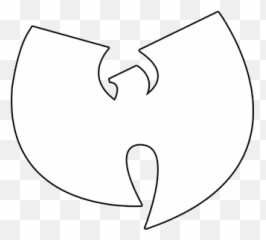 Wu - Tang Logo White png
