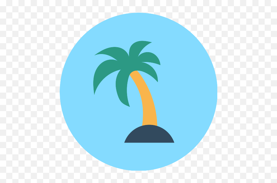 Palm Tree Holiday Travel Vector Svg Icon - Png Repo Free Png Vector,Palmtree Icon