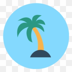 Palm Tree Holiday Travel Vector Svg Icon - PNG Repo Free