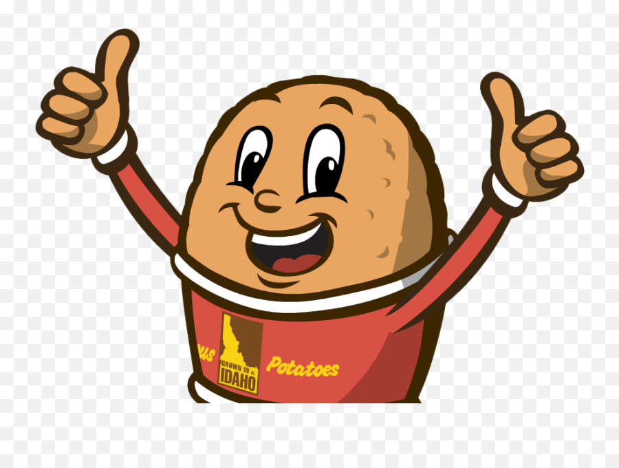 Spuddy Buddy With Two Thumbs Up - Famous Potatoes Spuddy Spuddy Buddy Png,Buddy Icon Backgrounds