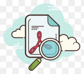 Pdf Icon In Cloud Style Png Transparent