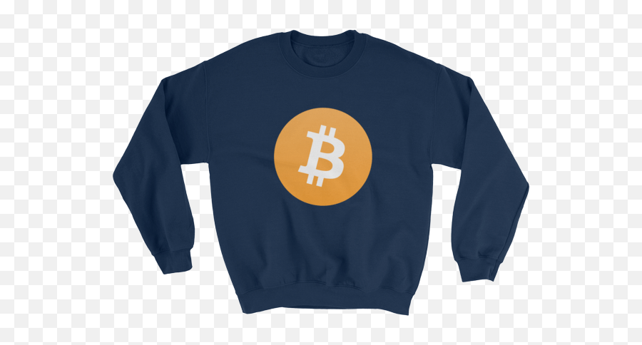 Bitcoin Logo Sweatshirt - Decentralthreads Bitcoin Png,Bitcoin Logo Transparent