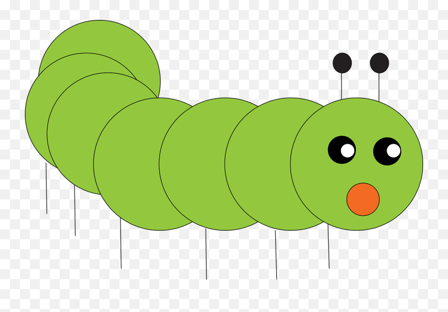 Caterpillar Emoji Emoticon - Gambar Kepala Ulat Kartun Png,Shocked Emoji Png