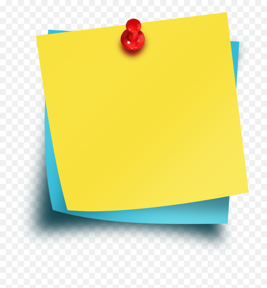 Sticky Notes With Thumbtack Psd Template 20 - Png Transparent Regarding Post It Note Cover Template