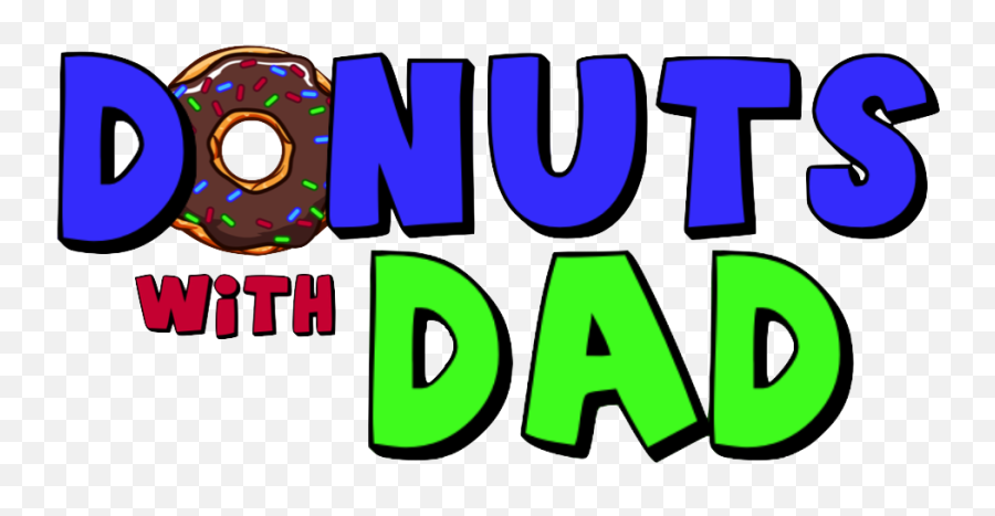 Dads And Donuts Clipart - Donuts With Dad Clipart Png,Donuts Transparent