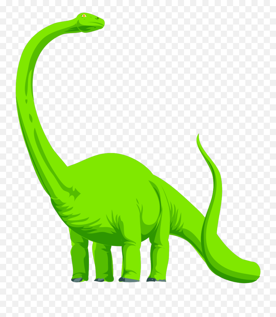 Green Colored Dinosaur Png Clip Arts - Brontosaurus Clipart,Dinosaur Clipart Png