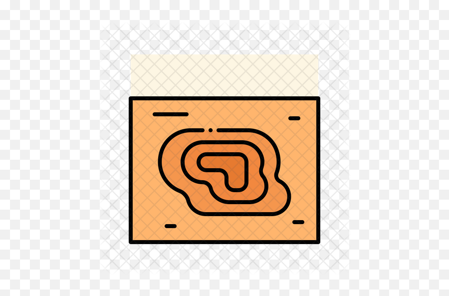 Crater Icon Of Colored Outline Style - Clip Art Png,Crater Png