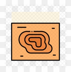 Crater Icon Of Colored Outline Style - Clip Art Png,Crater Png