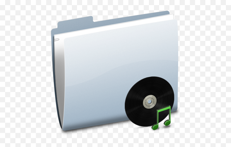 Music Folder Icon Milkyway Blue Sets Ninja - Electronics Png,Folder Icon Png