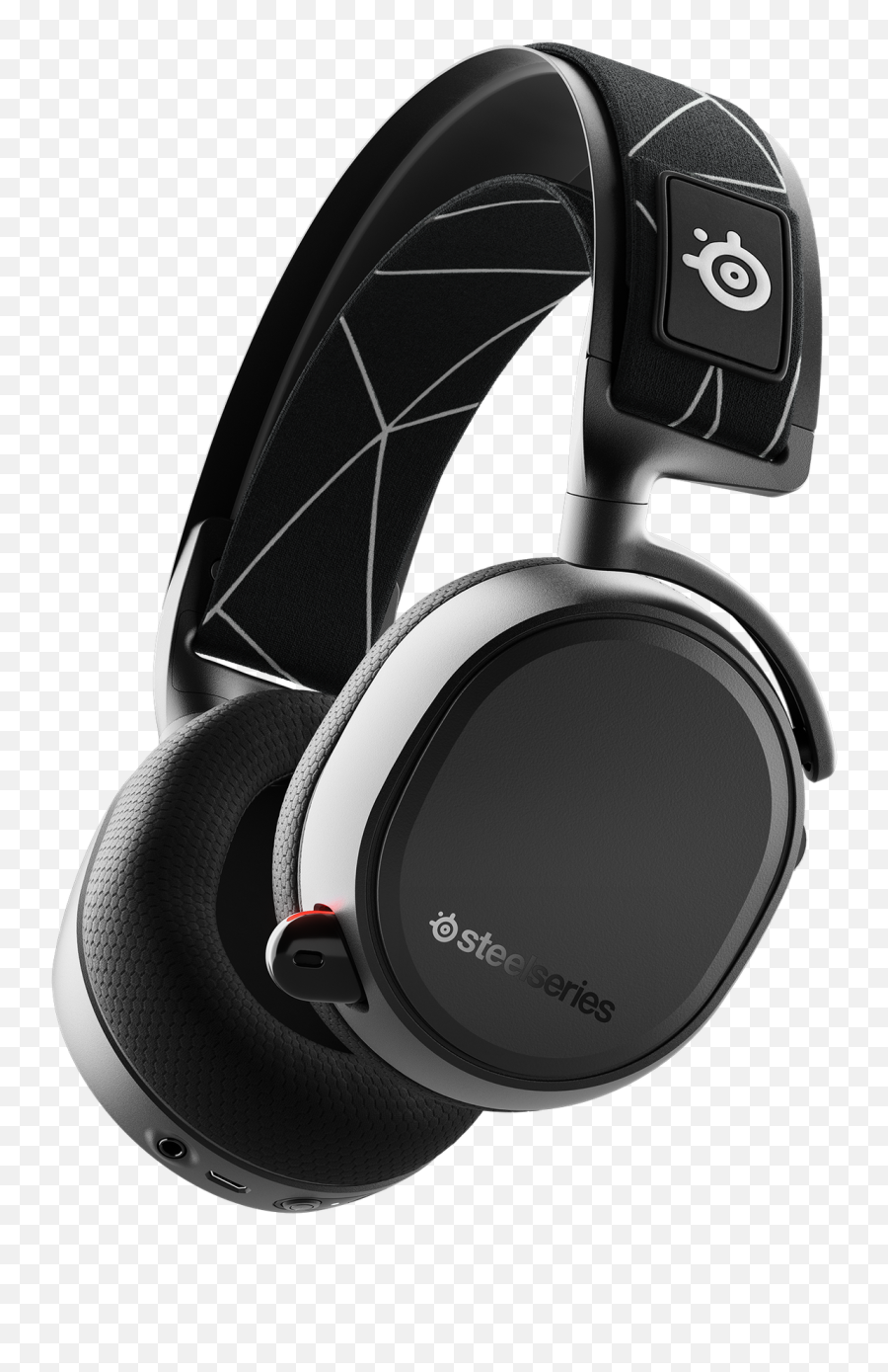 Arctis 7 Black - Gaming Headset Png,Headphones Png
