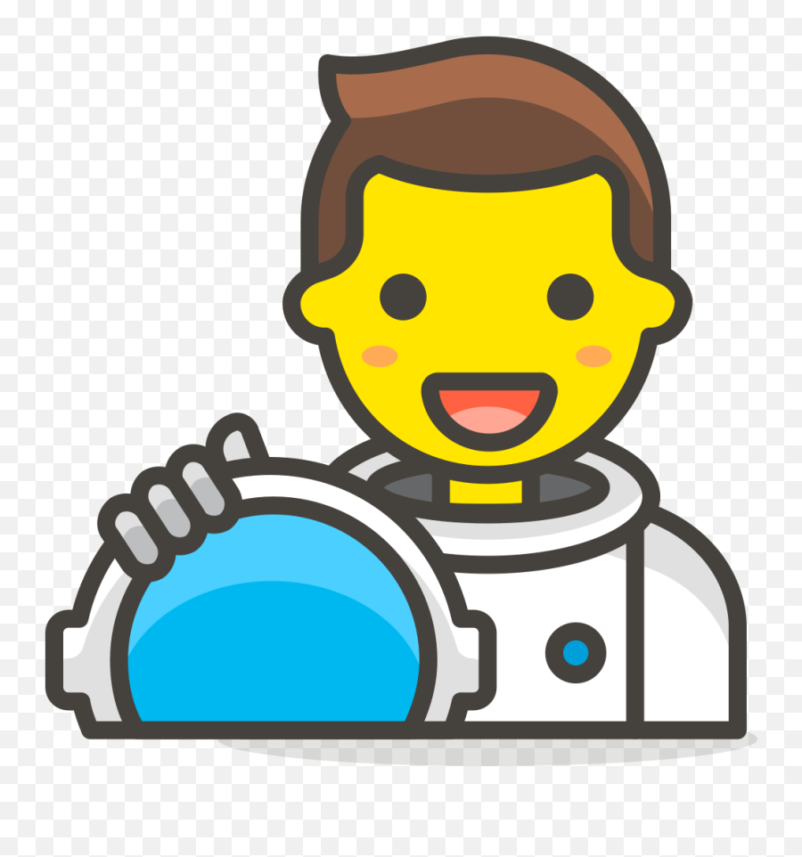 177 - Man Cartoon Icon Png,Astronaut Clipart Png