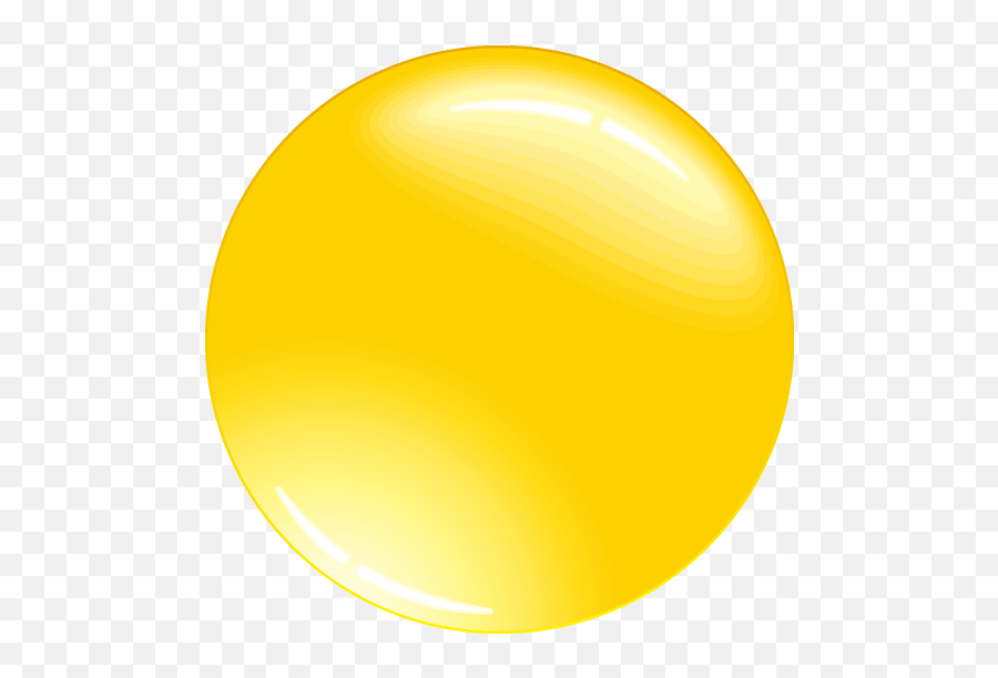 Download Hd Sphere Three - Yellow Ball Transparent Circle Png,Sphere Png