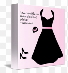 Classy And Fabulous Coco Chanel By Vel Verrept - Little Black Dress png