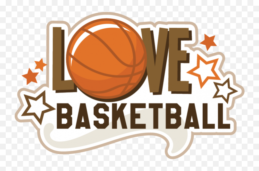 Clipart Letters Basketball - Love Baseball Clipart Png,Basketball Clipart Png