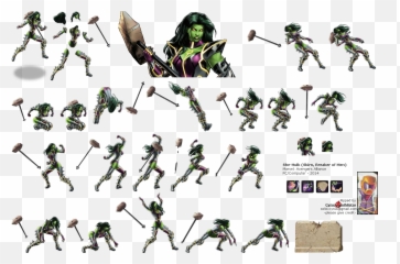 Pc Computer - Marvel Avengers Alliance Shehulk Skirn Hulk Png,She Hulk Png