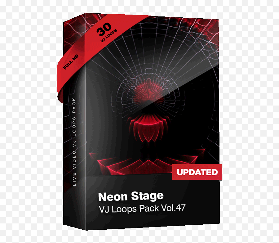Vj Loops Pack Vol47 U2013 Red Blue Neon Stage - Video Png,Neon Lines Png