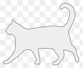 Cat Patterns Stencils Clip Art And Silhouettes - Simple Template Cat Outline Png,Cat Silhouette Png