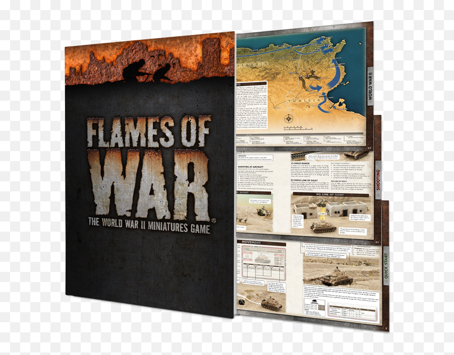 Flames Of War 4th Edition Mini Rulebook - Flames Of War 4th Ed Png,Soviet Star Png