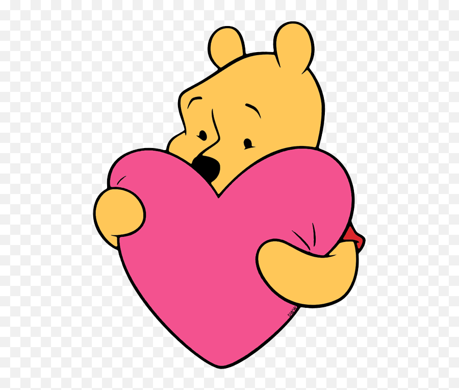 Download Hd Winnie The Pooh Heart Transparent Png Image - Heart Winnie The Pooh Love,Winnie The Pooh Transparent