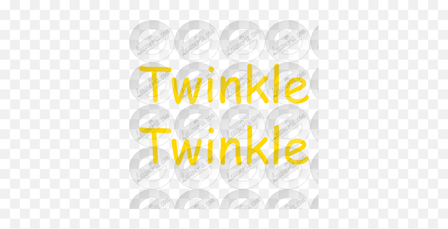 Twinkle Stencil For Classroom Therapy Use - Great Horizontal Png,Twinkle Png