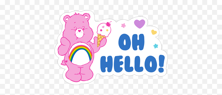 Care Bears Stickers - Care Bears Viber Sticker Png,Care Bear Png