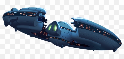 Futuristic Spaceship Transparent Png - Space Ship Png,Starship Png