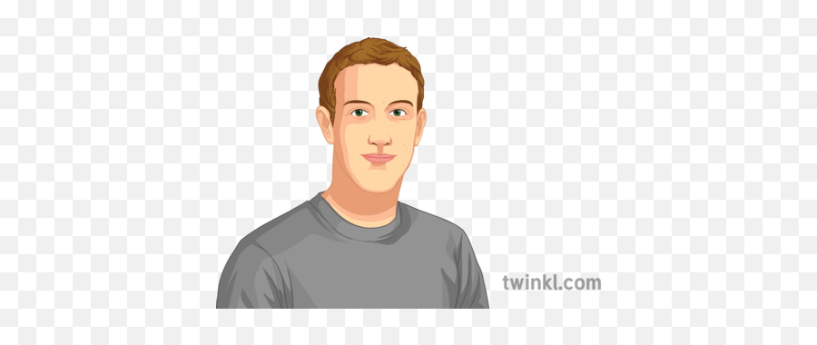 Mark Zuckerberg Portrait Facebook - Crew Neck Png,Mark Zuckerberg Png