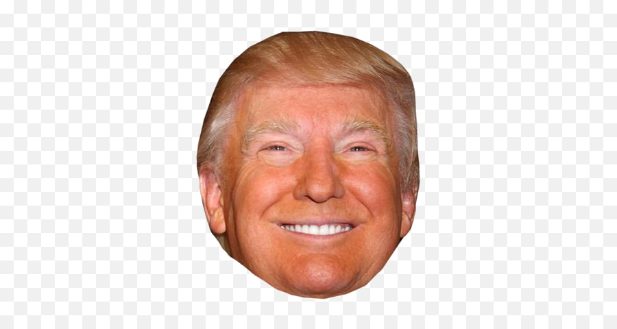 Donald Trump Cut Out Mask Png Image - Transparent Donald Trump Head,Trump Head Transparent Background