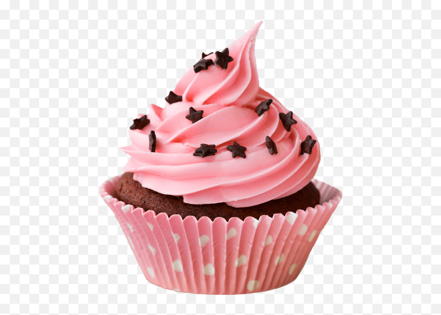 Cupcake Pink Transparent Png - Cupcake Png,Pink Transparent Background