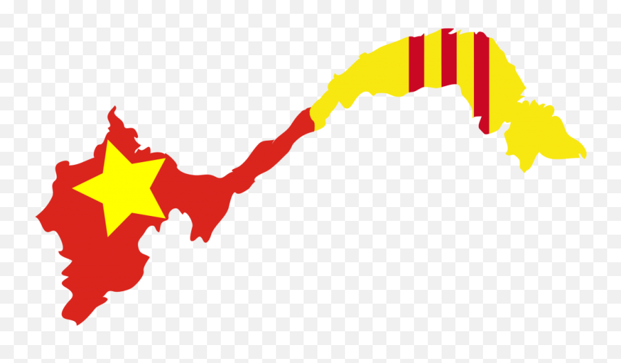 Download South Vietnam Flag Map Png