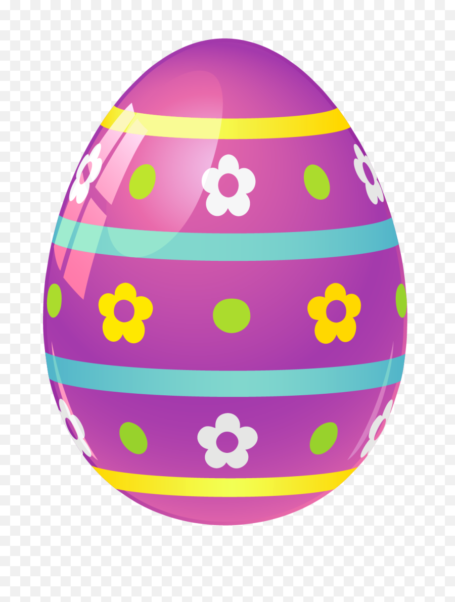 Easter Egg Transparent Png - Vector Easter Egg Png,Easter Eggs Transparent Background