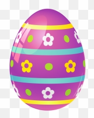 Easter Egg Transparent Png - Vector Easter Egg Png,Easter Eggs Transparent Background