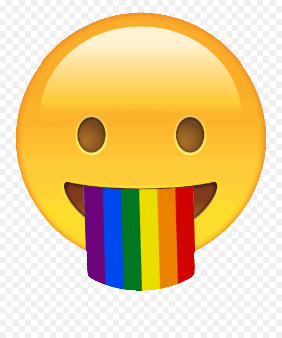 Emoji Happy Gif - Emoji Happy Cute Discover U0026 Share Gifs Emoji Throwing Up Rainbows Png,Happy Emoji Transparent