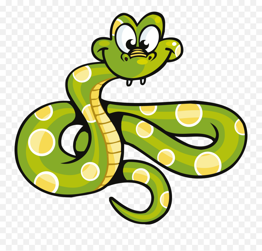 Snake Cartoon Png - Cartoon Snake Transparent Background,Snakes Png