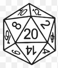 D20 Hour Transparent Png Clipart Free - 20 Sided Dice,D20 Transparent Background