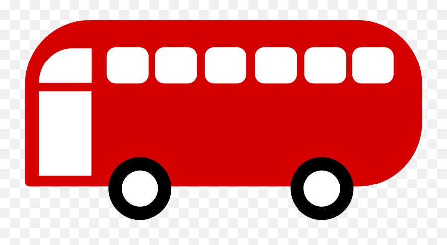 Bus Clipart Toy - Red Bus Icon Png,Bus Icon Png