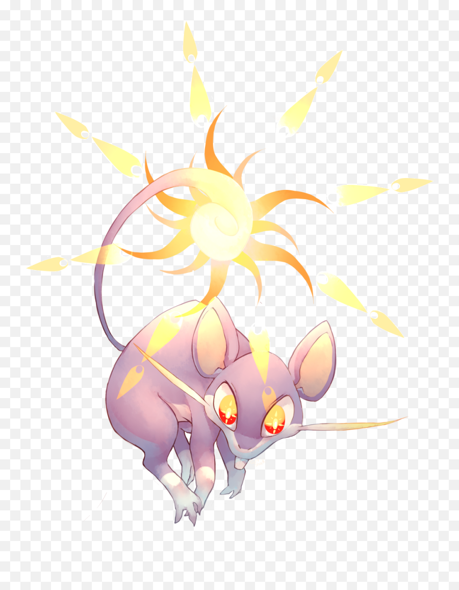 019 Rattata Used Sunny Day And Thunder - Rat Png,Rattata Png