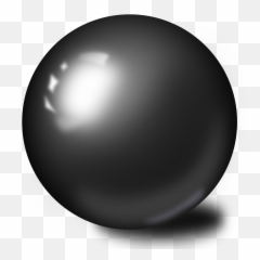 Ball Billiards Black Metal Metallic Pool Shiny - Black Ball Png,Pool Ball Png