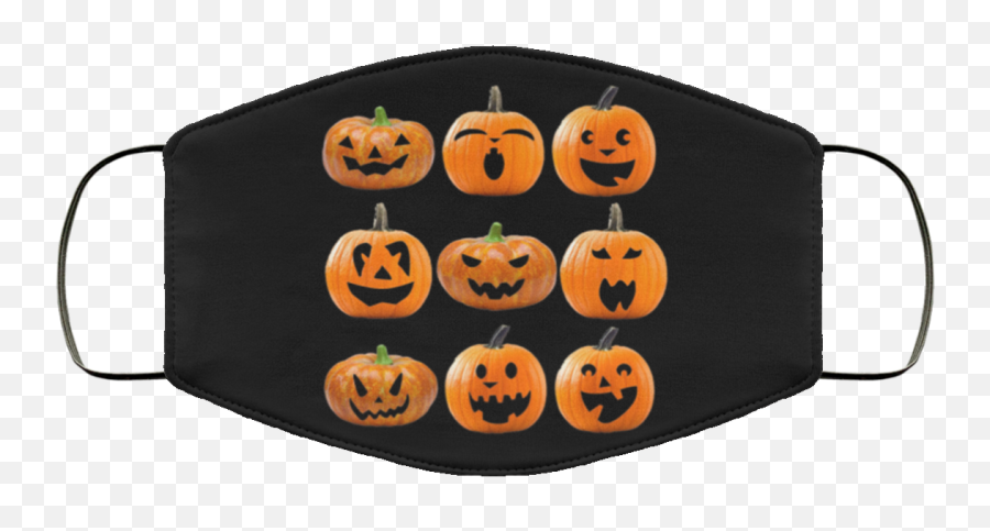 Halloween Pumpkin Face Mask - Color Street Face Mask Png,Pumpkin Face Png