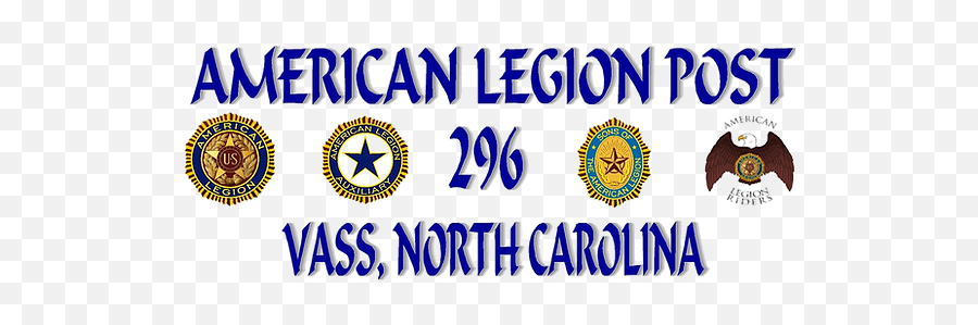 Vass American Legion Post 296 Inc Nc - American Legion Png,American Legion Png