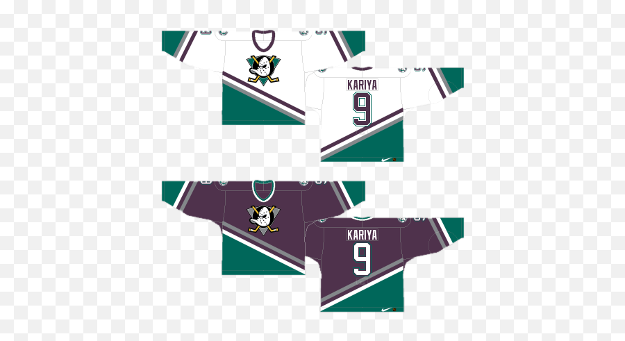 Anaheim Ducks - Mighty Ducks Home And Away Jersey Png,Anaheim Ducks Logo Png