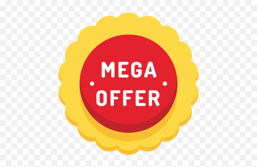 Mega Offer Icon Of Flat Style - Dot Png,Mega Icon
