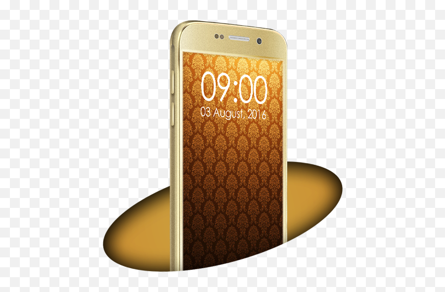 Theme For Galaxy S7 Gold - Electronics Brand Png,Galaxy S7 Icon Size