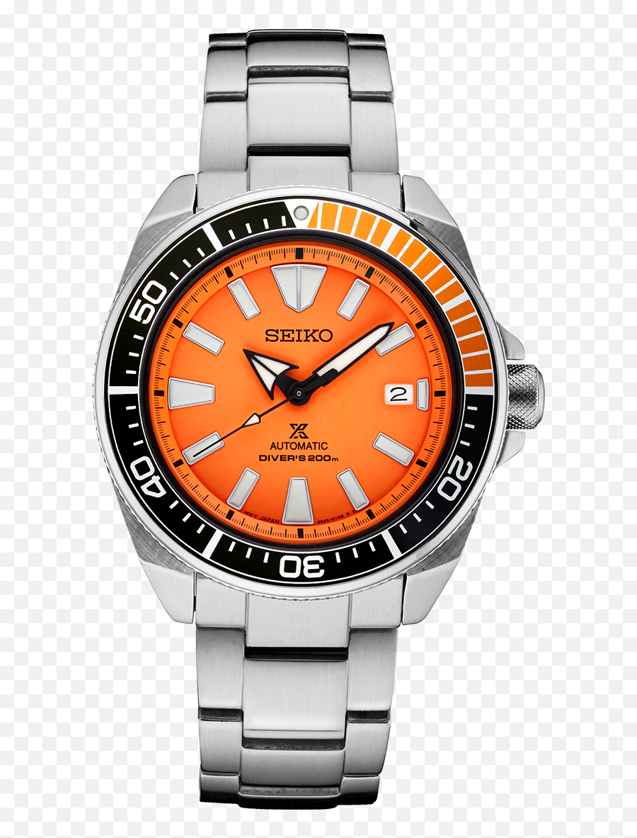 Seiko Prospex Srpc07 Samurai Orange Png Lucien Piccard Sea Icon